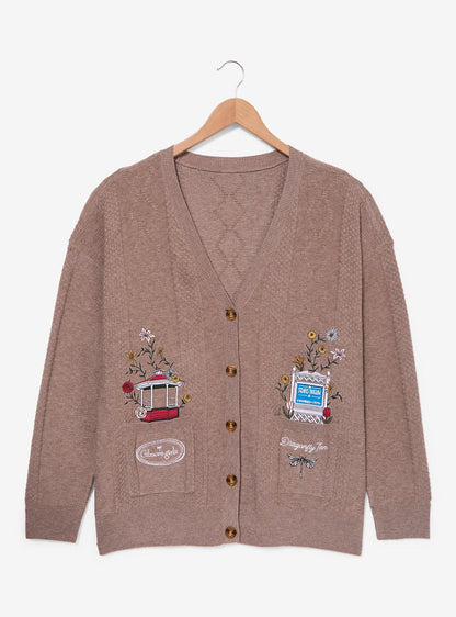 Chaleco tejido de mujer talla grande Stars Hollow