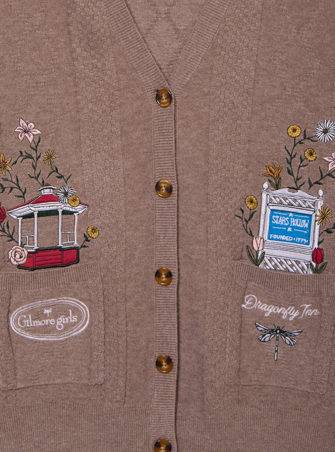 Chaleco tejido de mujer talla grande Stars Hollow