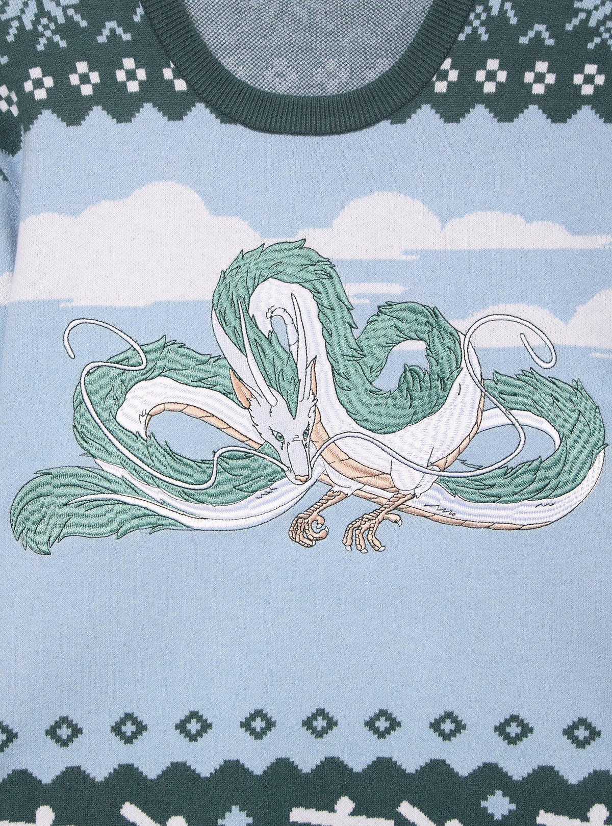 Chaleco navideño de Haku dragón - El viaje de Chihiro