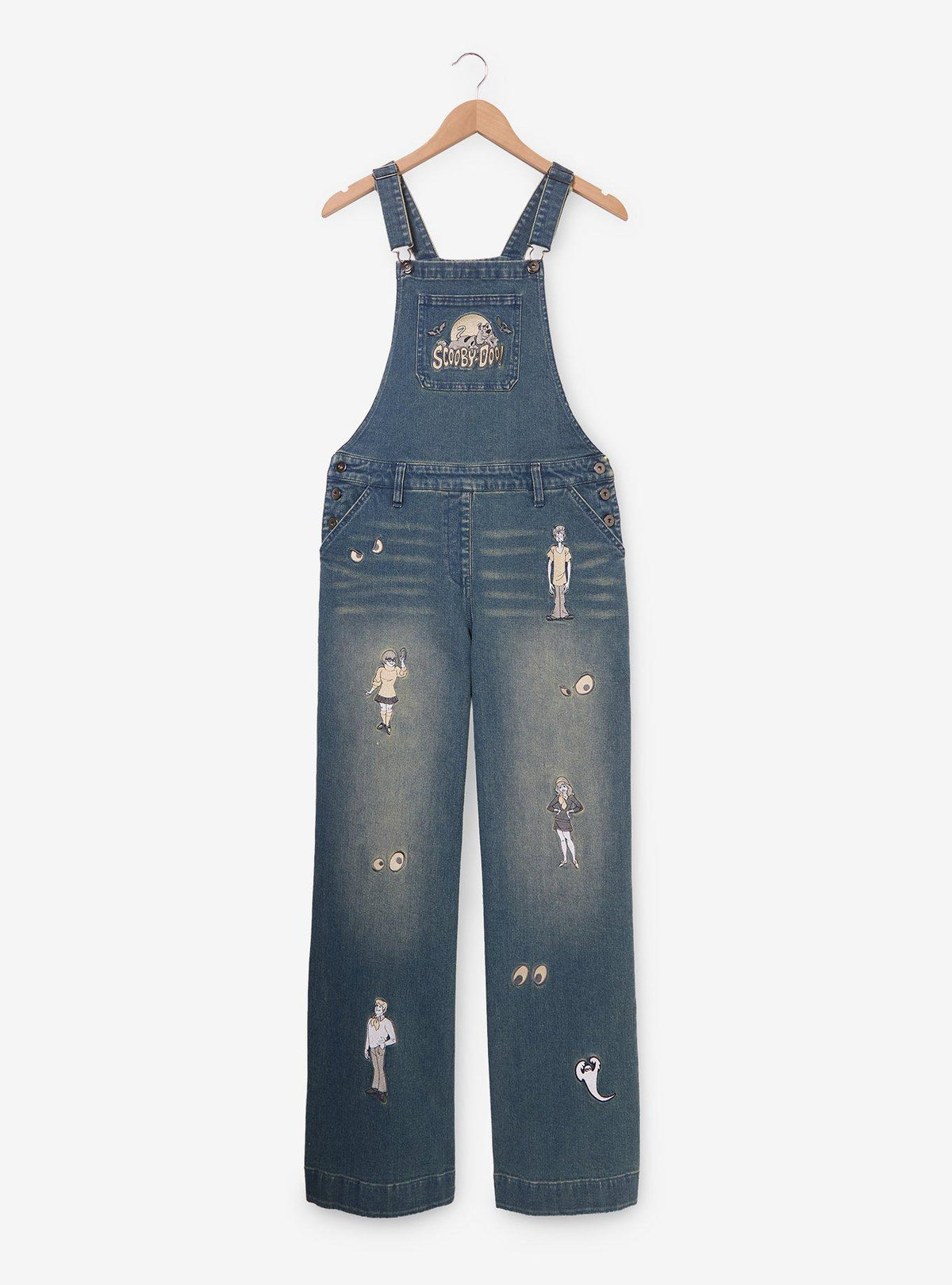 Jardinera de mezclilla Scooby-Doo para mujer