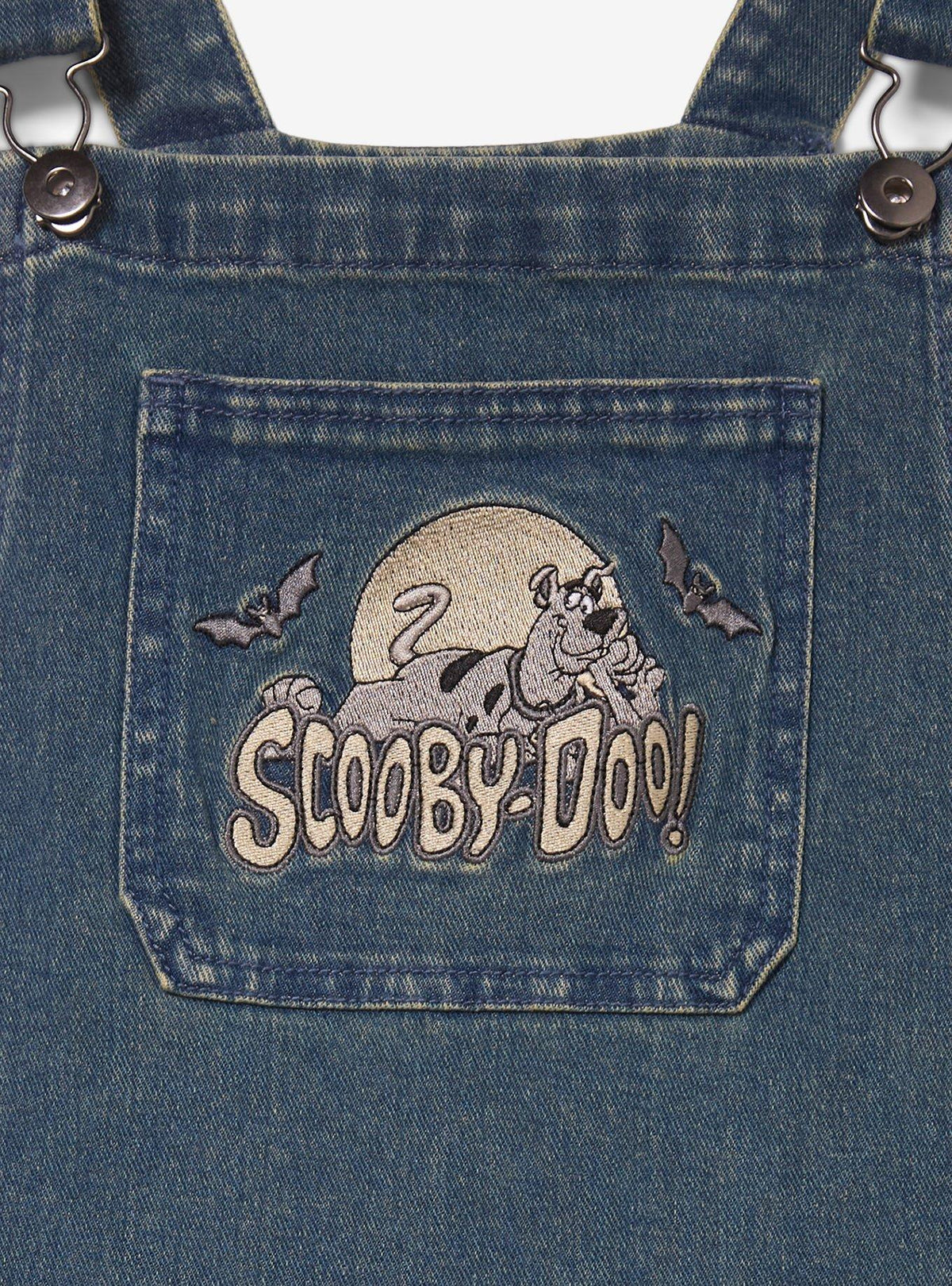 Jardinera de mezclilla Scooby-Doo para mujer, tallas grandes