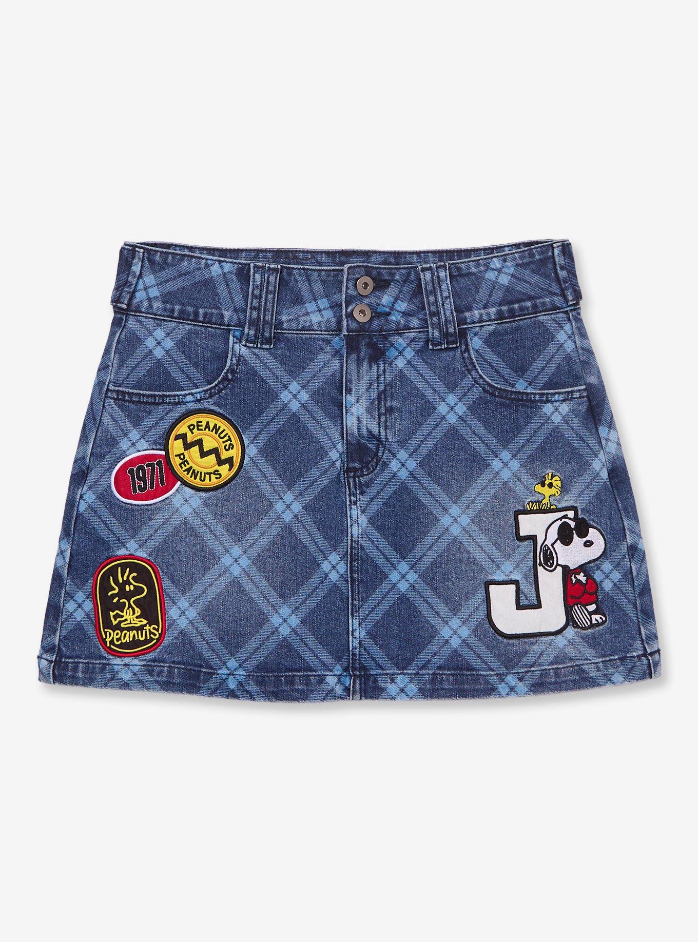 Falda mini de mezclilla Peanuts Snoopy Joe Cool