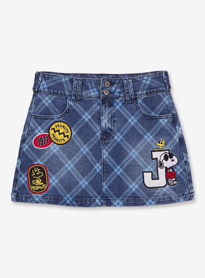Falda mini de mezclilla Peanuts Snoopy Joe Cool