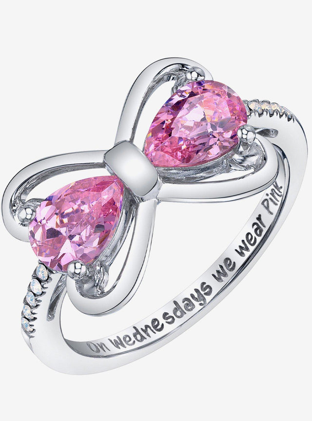 Anillo de lazo Mean Girls con cristales