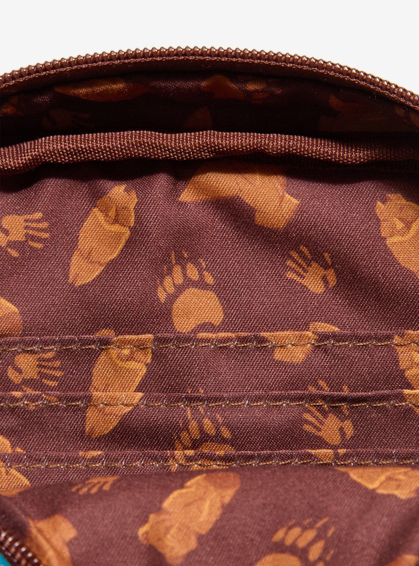 Cartera cruzada Disney Brother Bear con estampillas