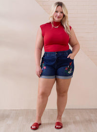 Shorts tiro alto El viaje de Chihiro para mujer