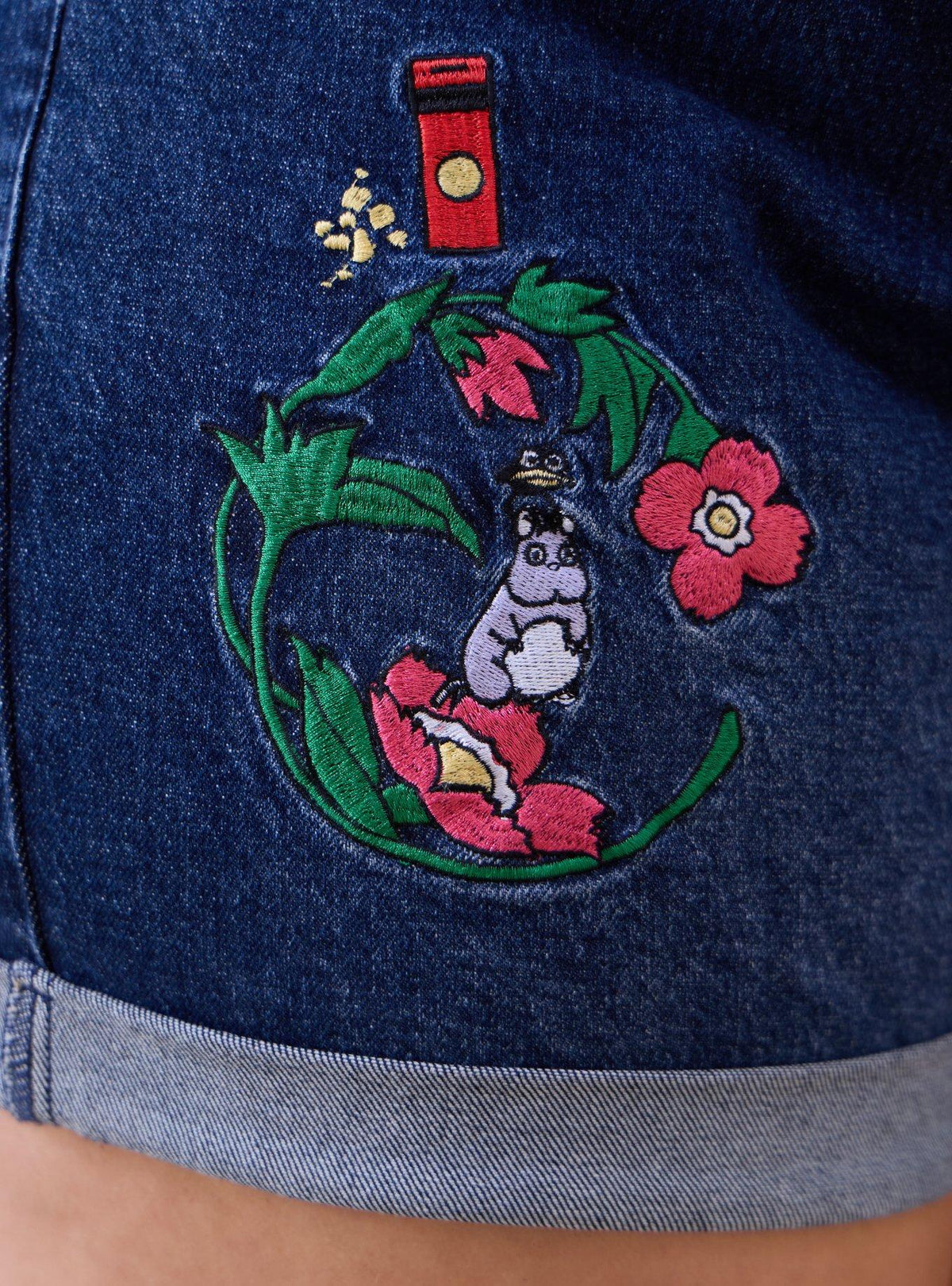 Shorts tiro alto El viaje de Chihiro para mujer