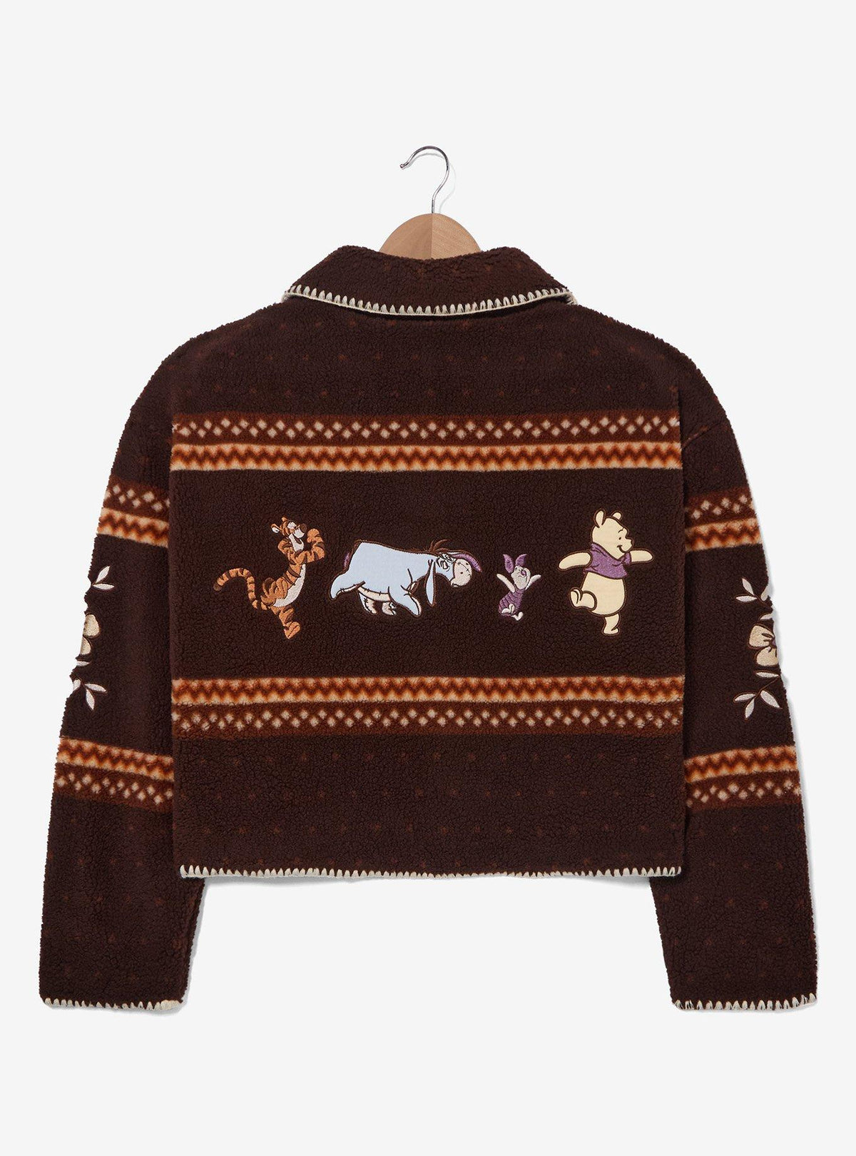Chaqueta sherpa corta de Winnie the Pooh para mujer