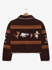 Chaqueta sherpa corta de Winnie the Pooh para mujer