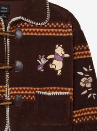 Chaqueta sherpa corta de Winnie the Pooh para mujer