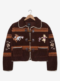 Chaqueta sherpa corta de Winnie the Pooh para mujer