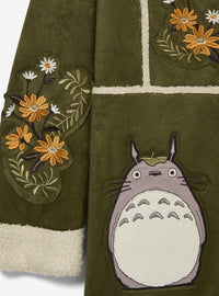 Chaqueta Sherpa Floral de Totoro | Studio Ghibli