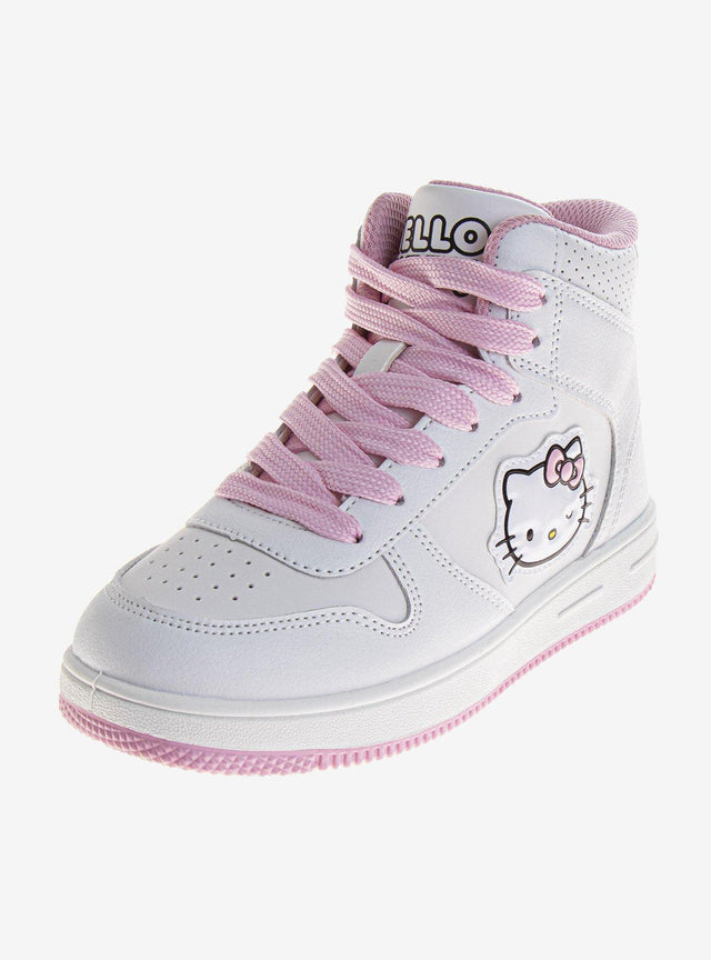 Zapatillas altas con cordones Hello Kitty para niños