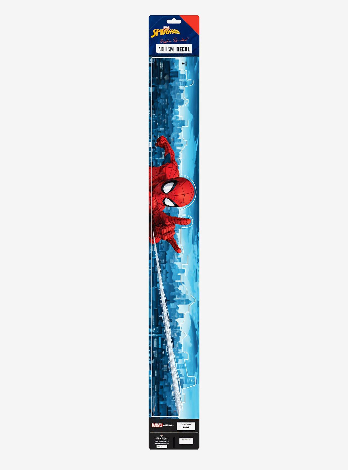 Calcomanía de Spider-Man en la ciudad
