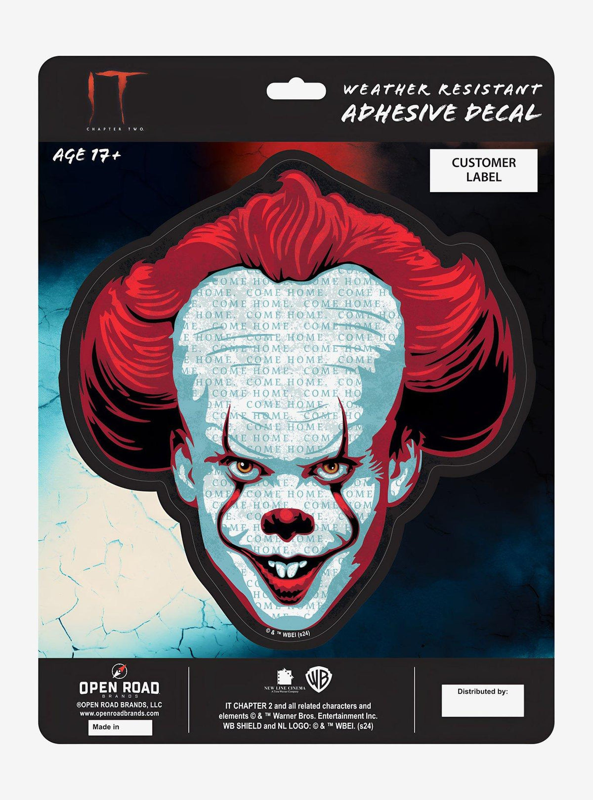 IT: Chapter Two: sticker de Pennywise