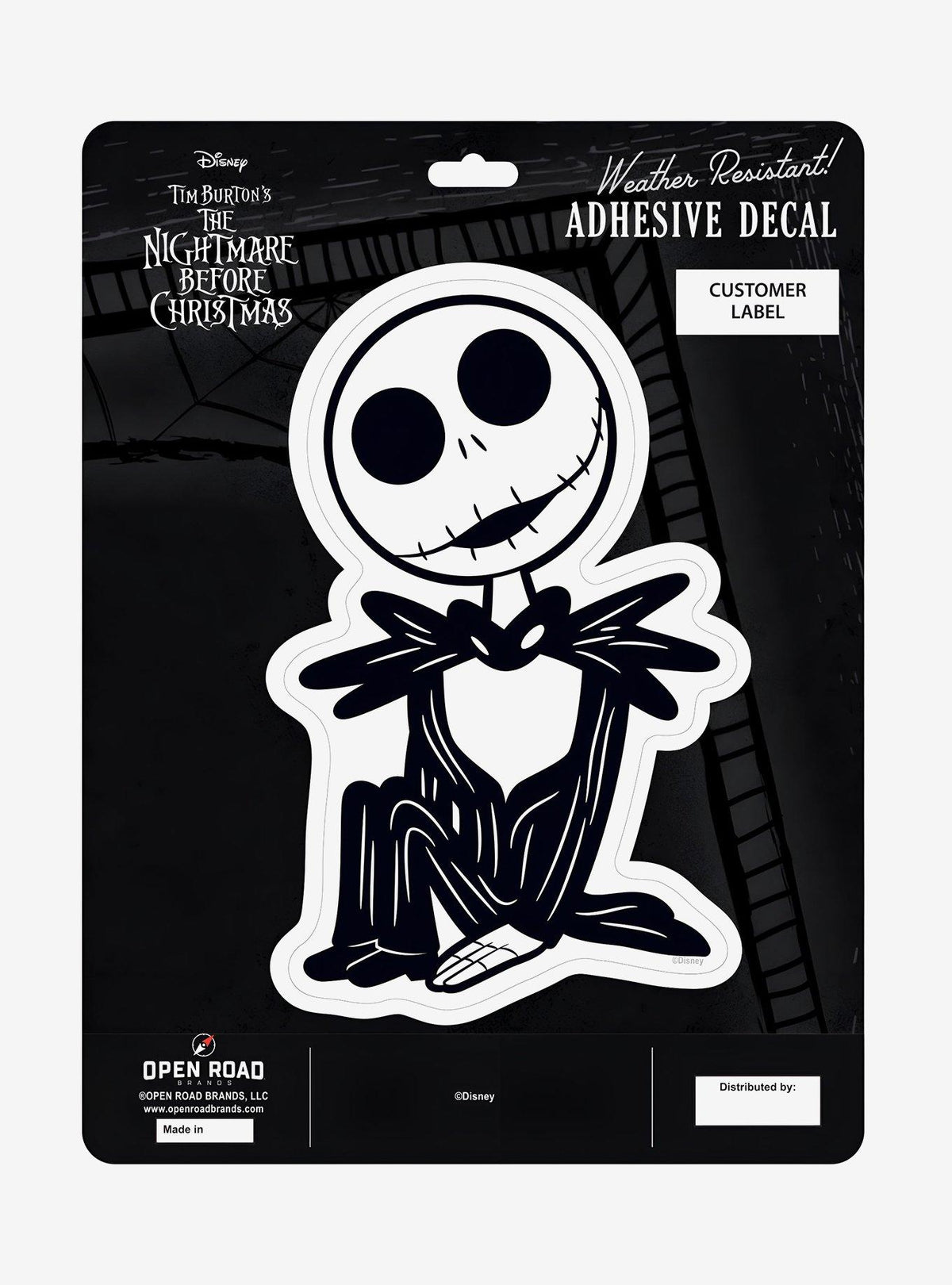 Sticker Chibi de Jack Skellington