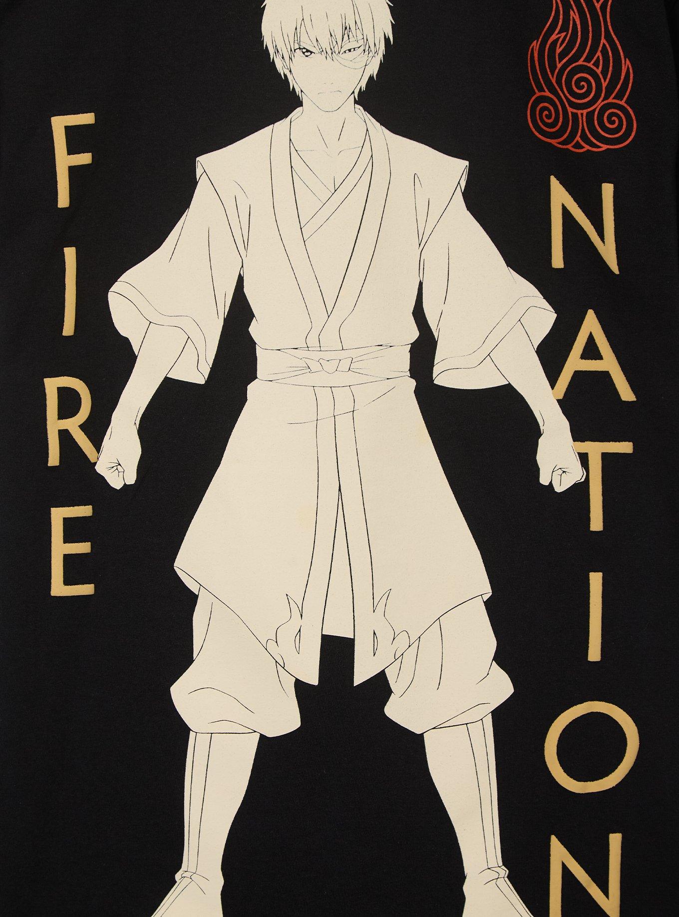 Polera Avatar: The Last Airbender con retrato de Zuko