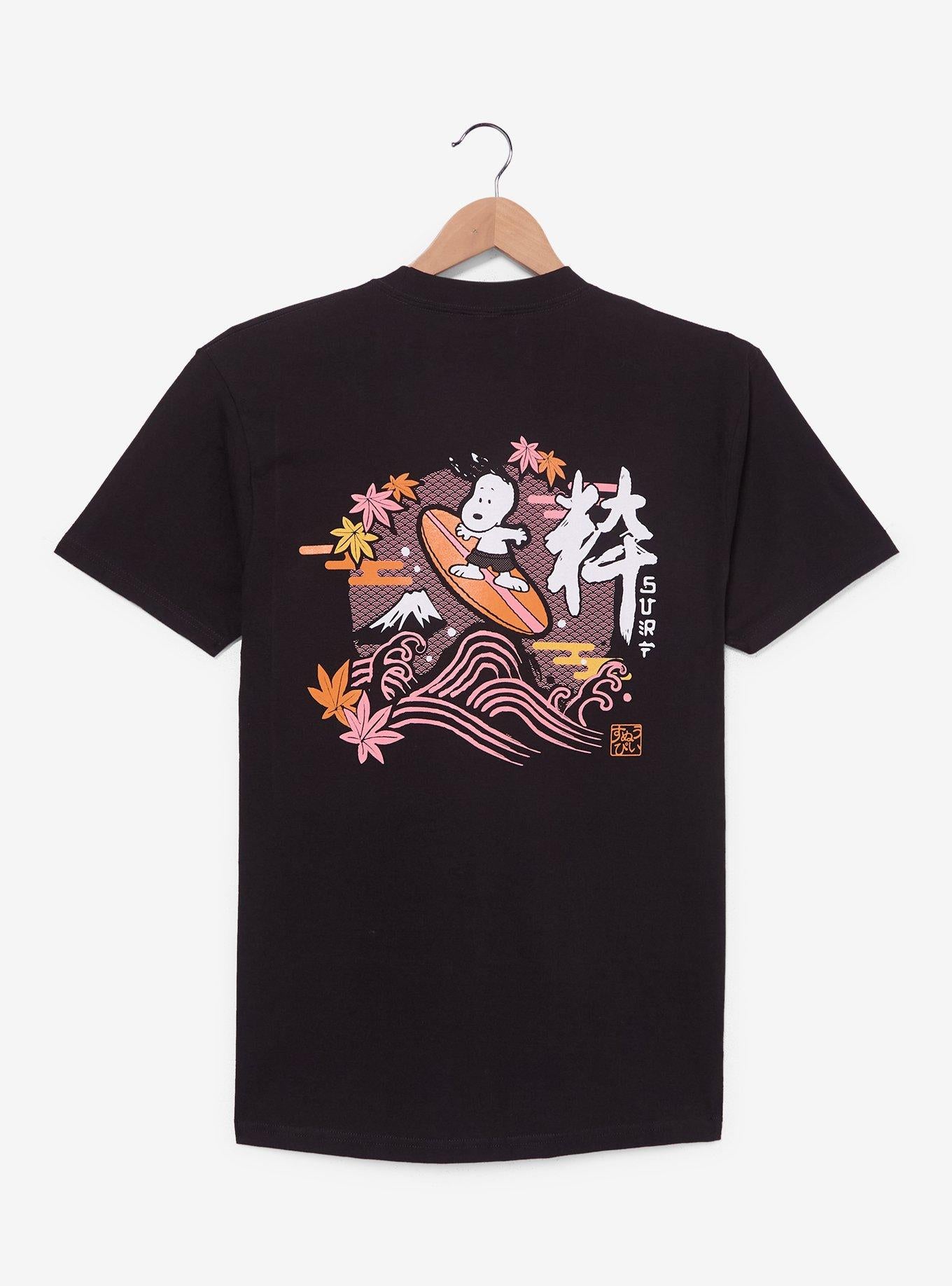 Polera Peanuts Snoopy Surfeando