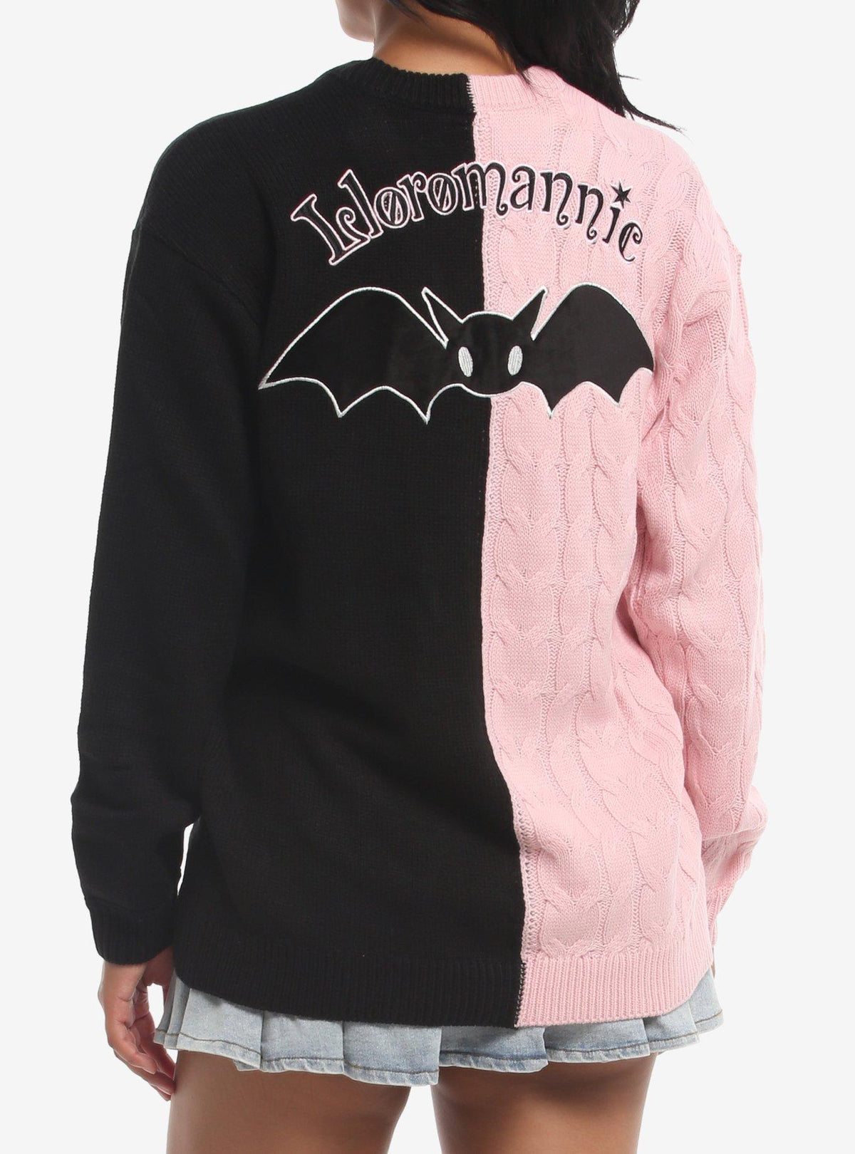 Chaleco tejido Lloromannic con diseño dividido
