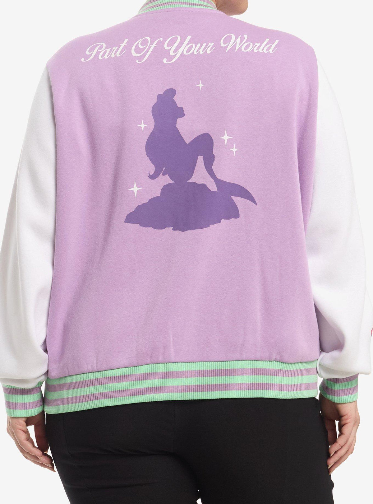Chaqueta varsity plus size de Ariel para niñas