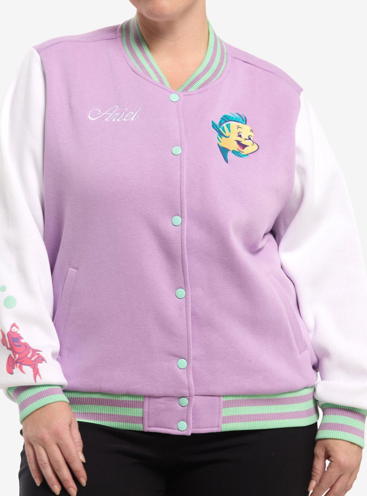 Chaqueta varsity plus size de Ariel para niñas