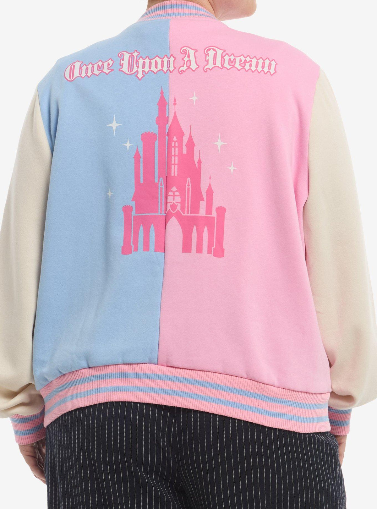 Chaqueta varsity Sleeping Beauty para niñas, tallas grandes