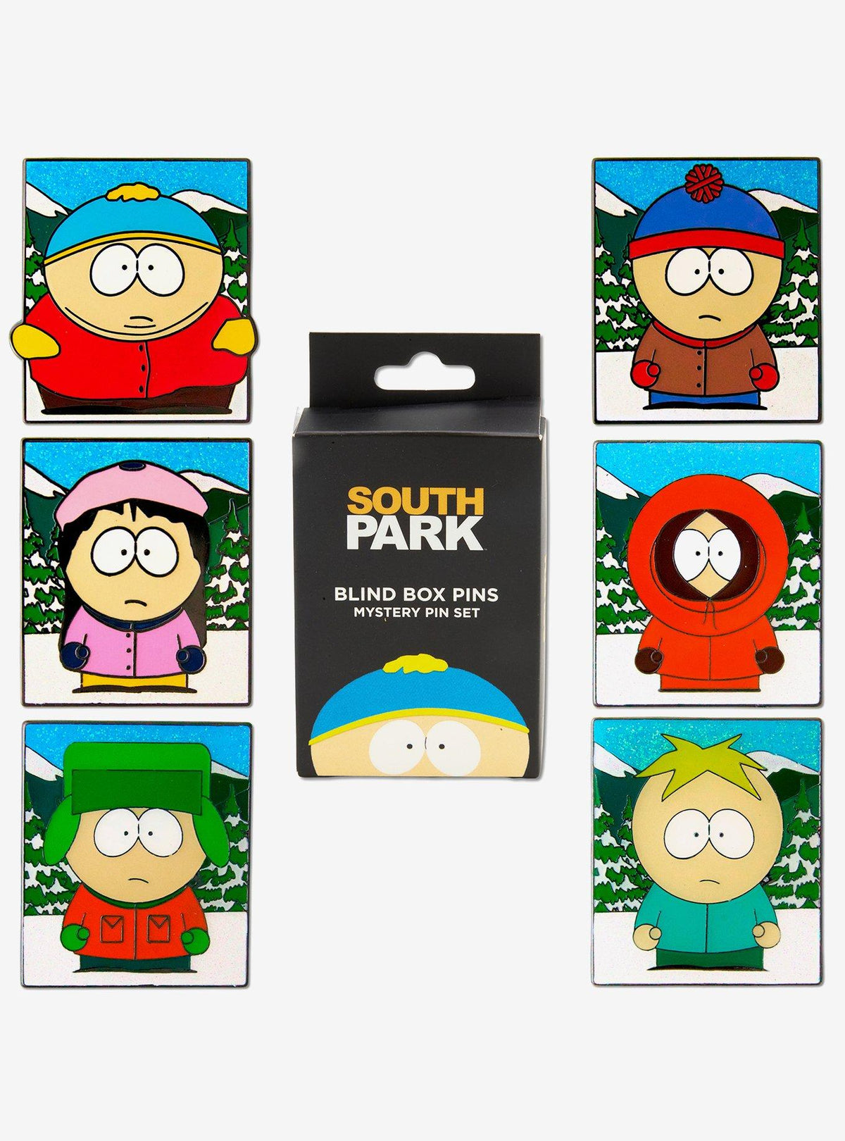 Pin sorpresa South Park: Retratos de personajes