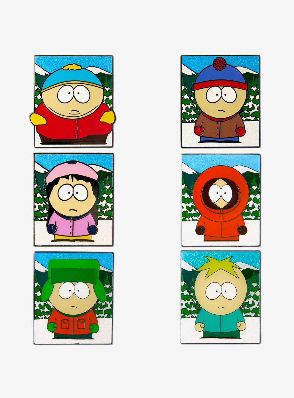 Pin sorpresa South Park: Retratos de personajes