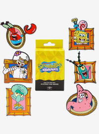 Pin sorpresa de Bob Esponja: retratos de personajes