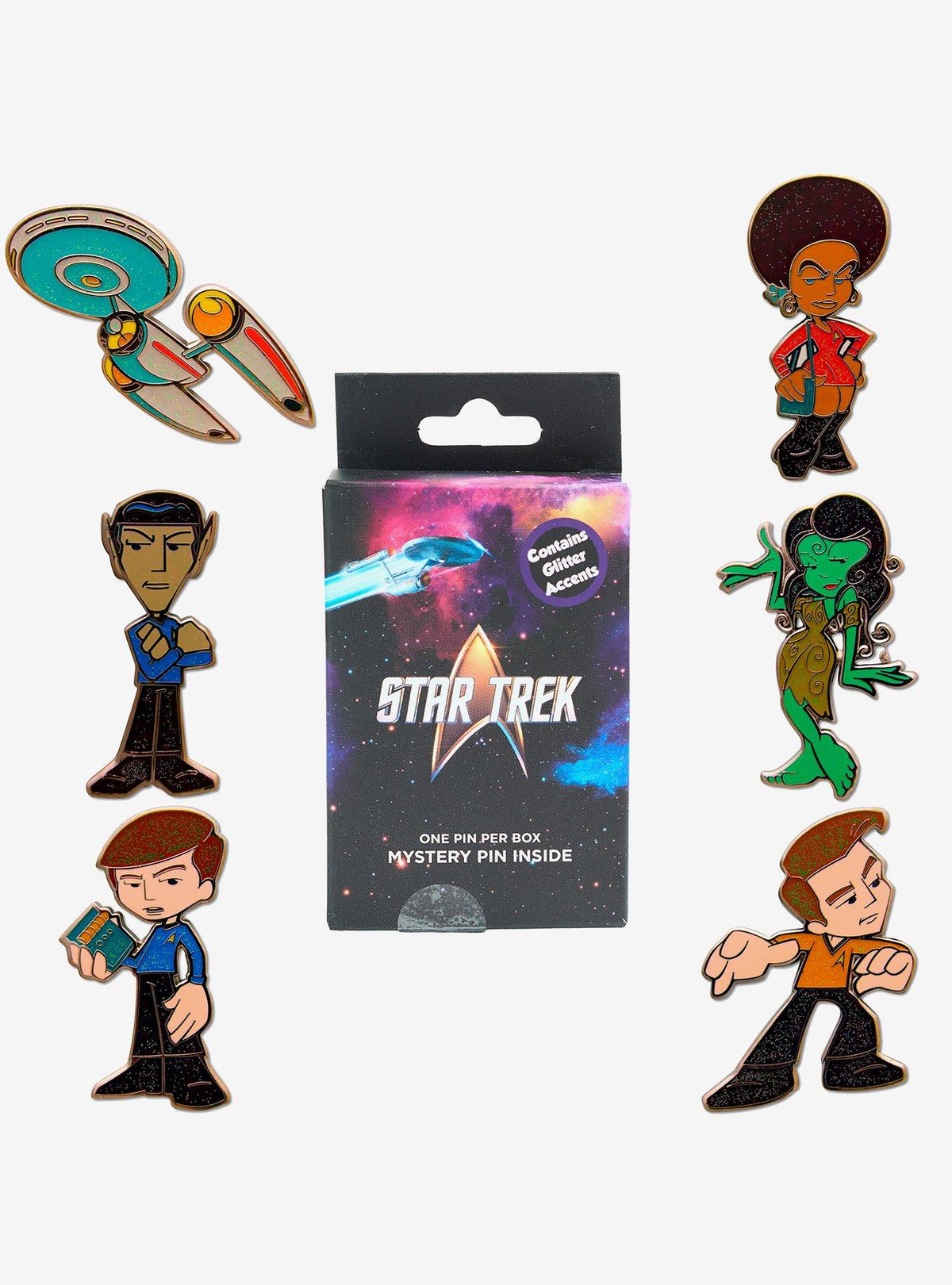 Pin sorpresa chibi de Star Trek
