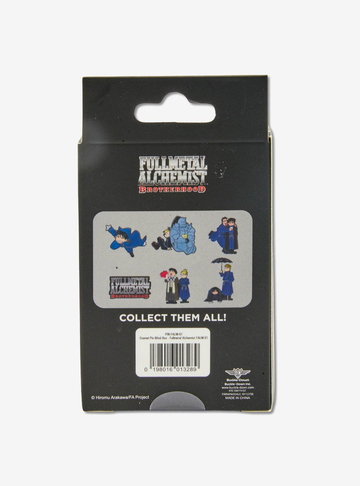 Pack de 2 cajas sorpresa de pines Fullmetal Alchemist Brotherhood