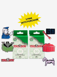 Pack de 2 cajas sorpresa de pines Monopoly, Serie 2