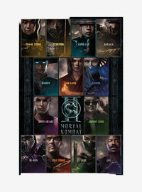 Póster de personajes de Mortal Kombat II