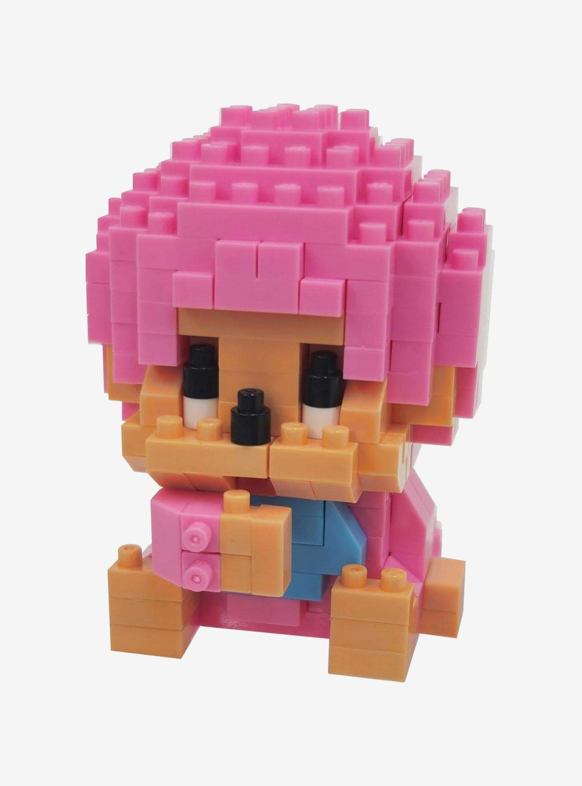 Kit de modelo Nanoblock Monchhichi-Kun (rosa Taffy)