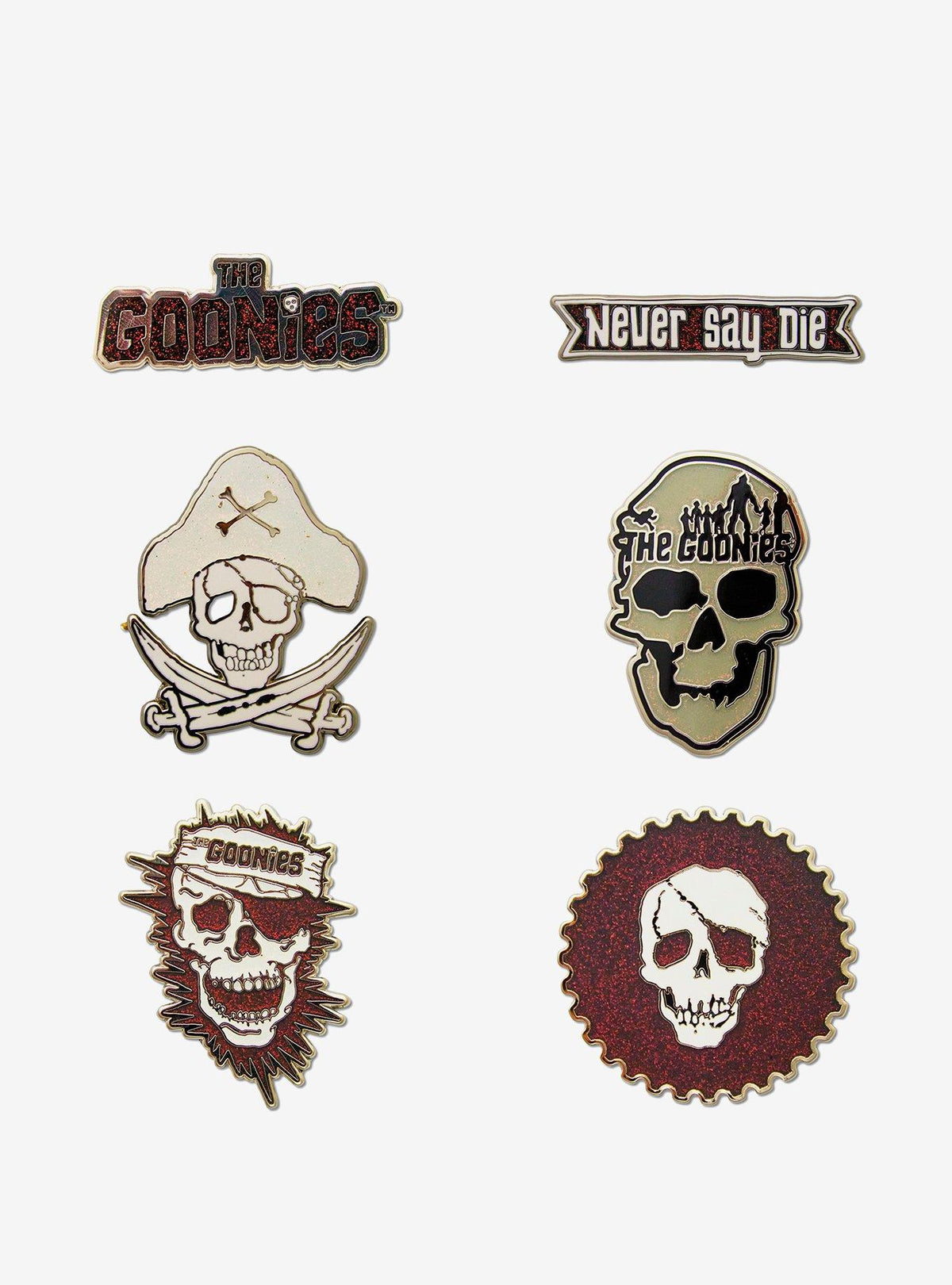 Set de 2 pines sorpresa esmaltados de The Goonies