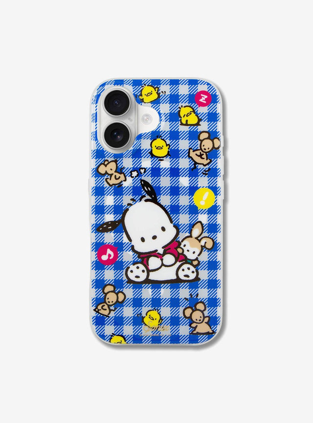 Funda vichy de Pochacco para iPhone 17
