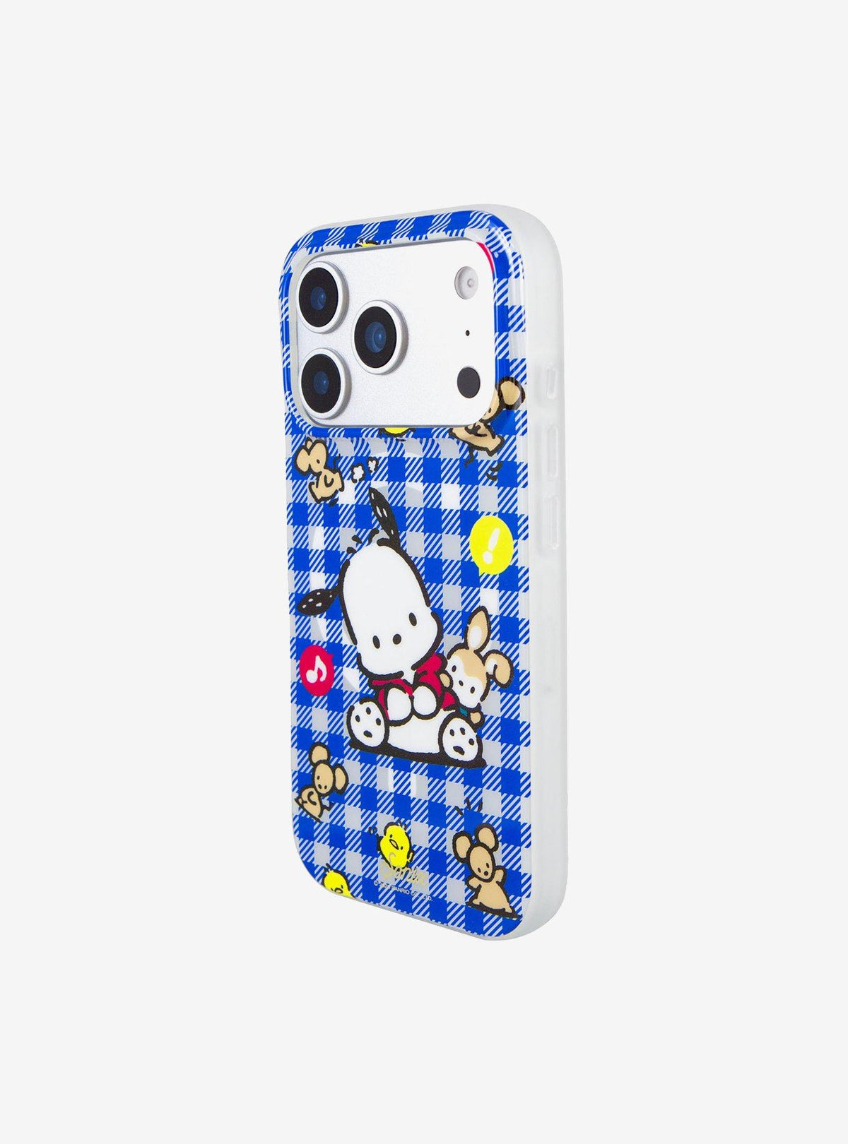 Funda Pochacco a cuadros para iPhone 17 Pro