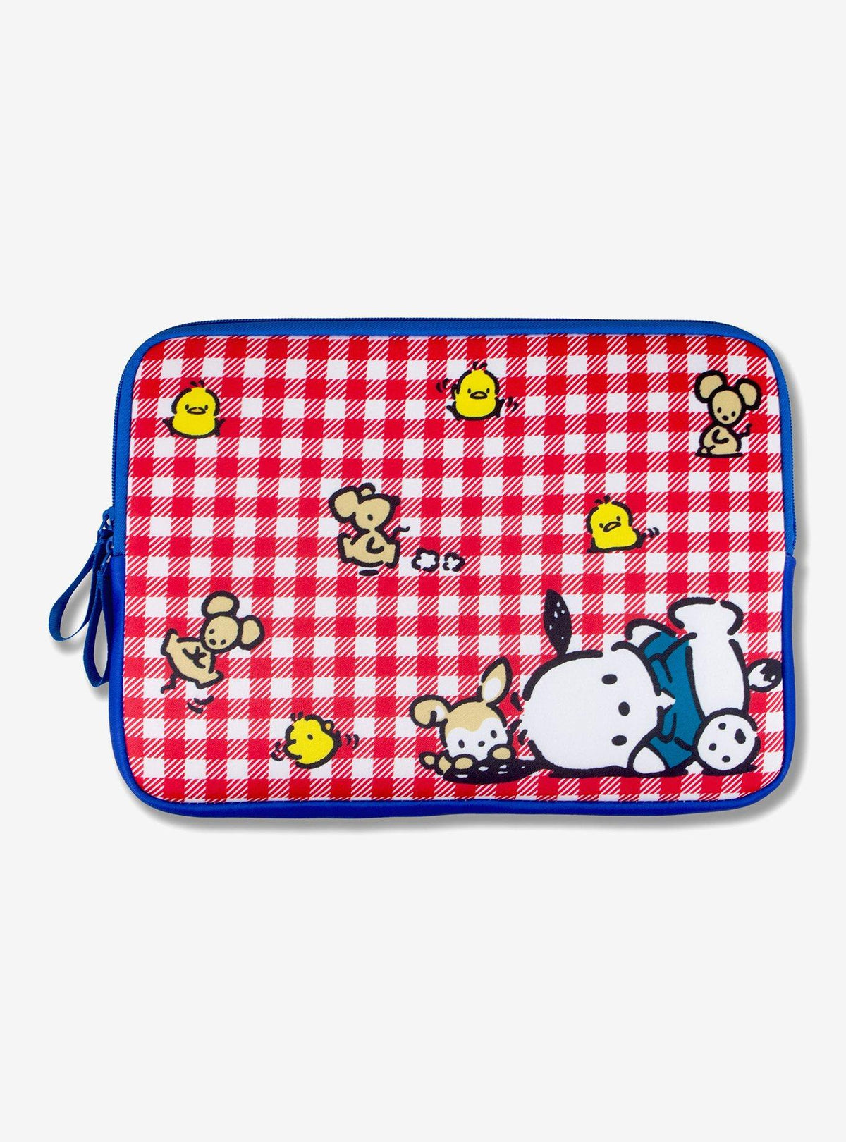 Funda para notebook Pochacco a cuadros vichy