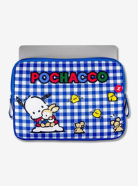 Funda para notebook Pochacco a cuadros vichy