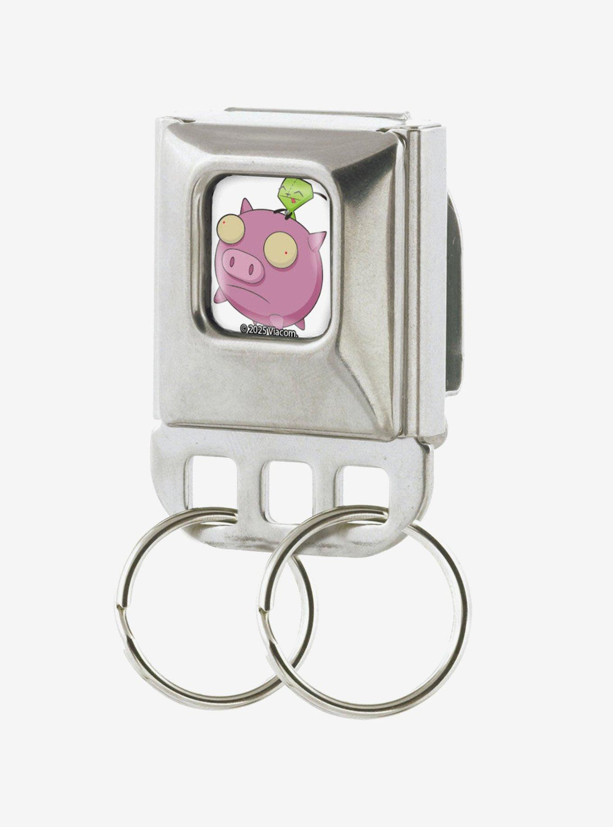 Llavero con hebilla GIR y Piggy de Invader Zim