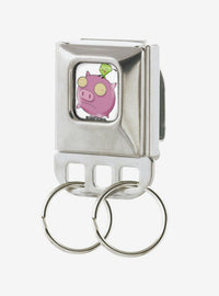 Llavero con hebilla GIR y Piggy de Invader Zim