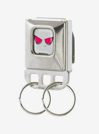 Llavero GIR de Invader Zim con broche tipo cinturón