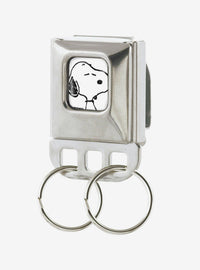 Llavero Snoopy con hebilla tipo cinturón de seguridad