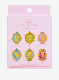 Imán esmaltado de princesas Disney en caja sorpresa