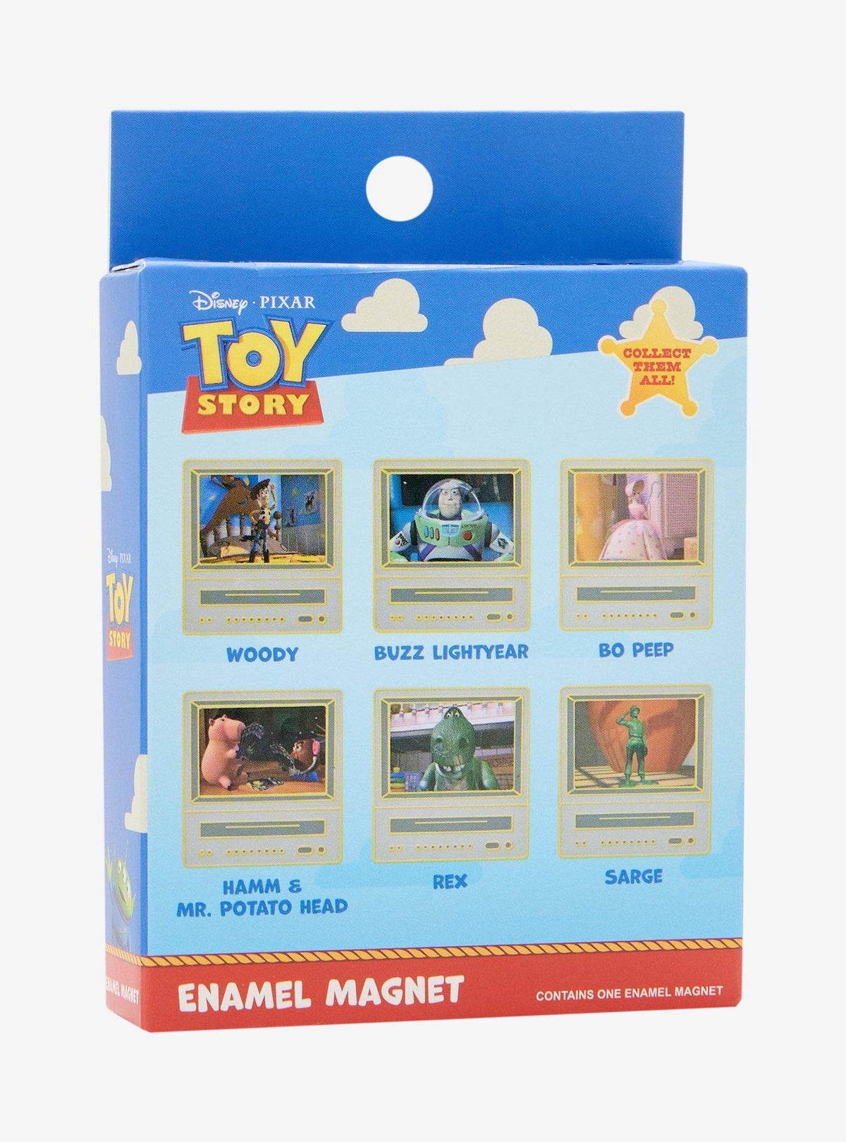 Imán sorpresa de TV de Toy Story
