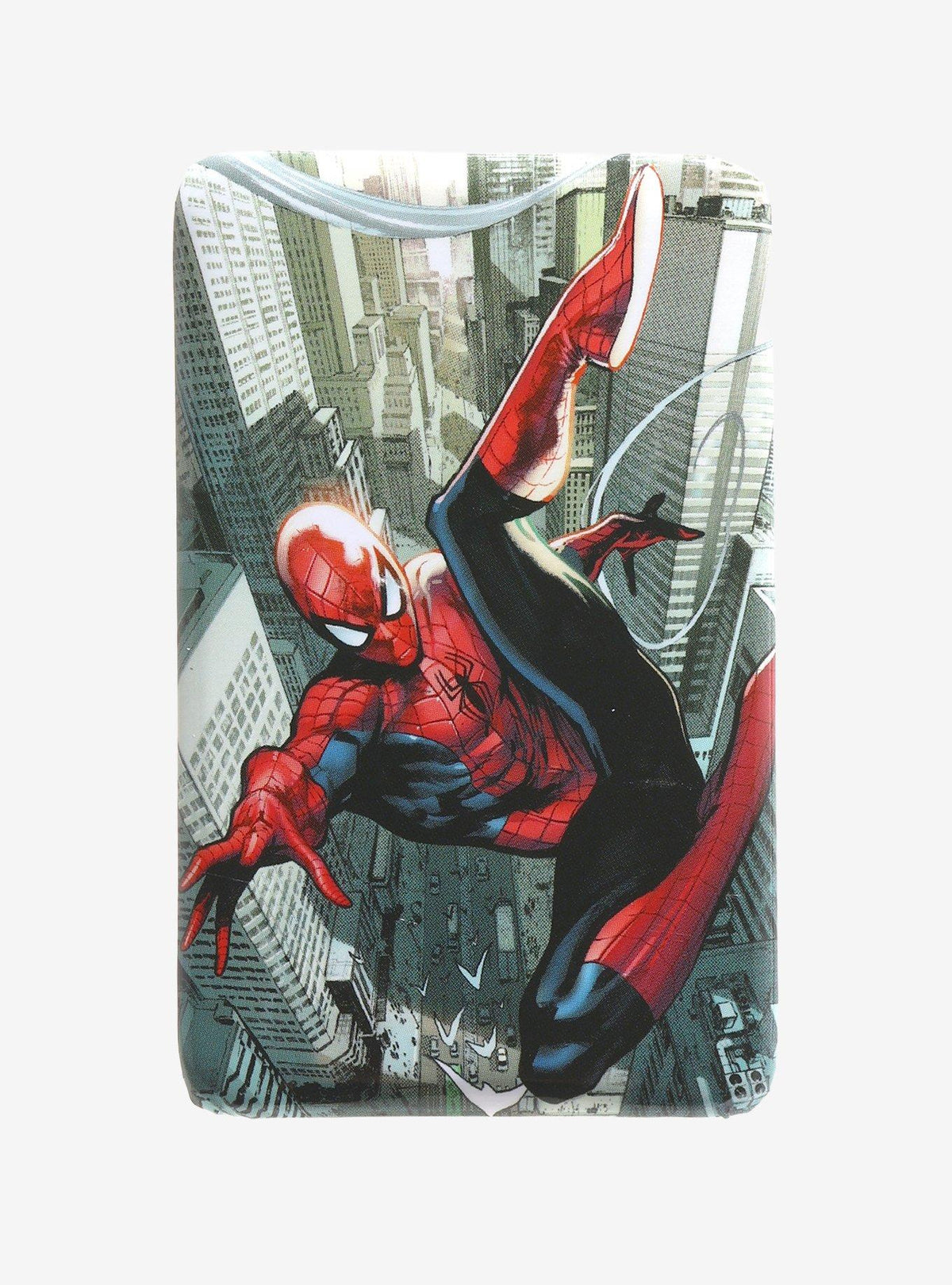 Pin rectangular de Spider-Man balanceándose
