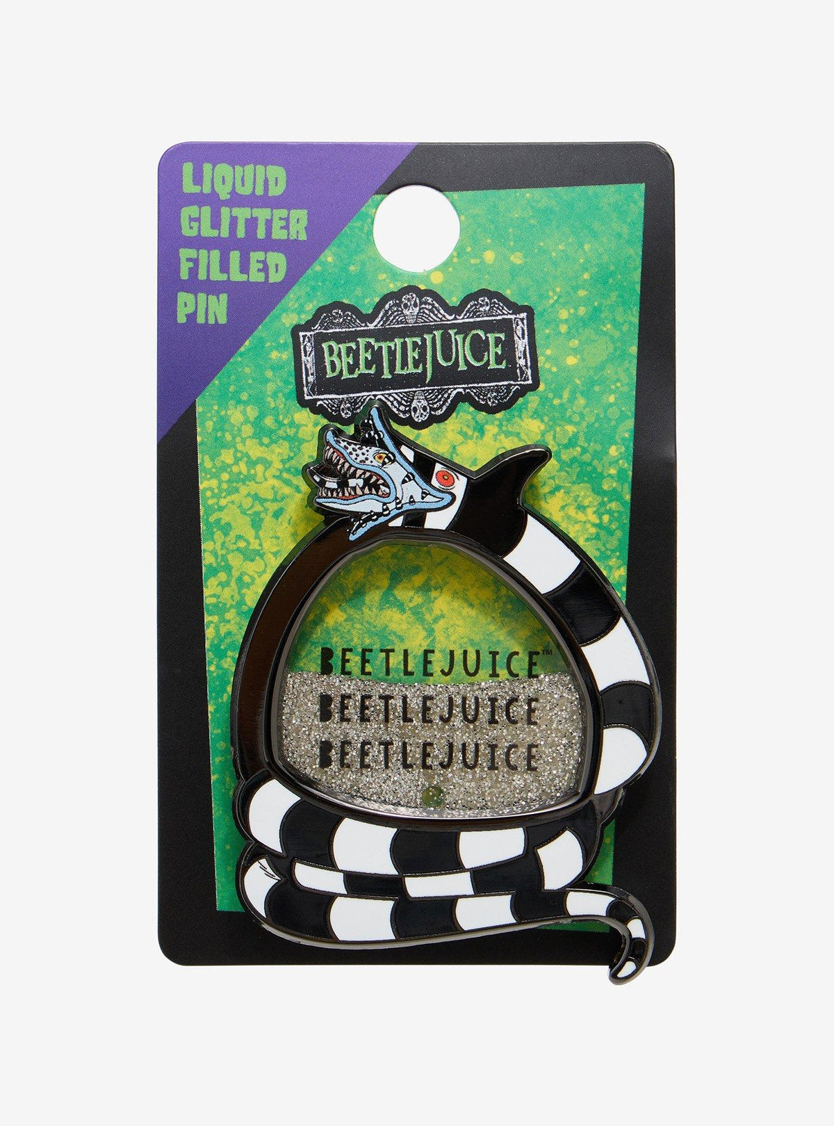 Pin de Beetlejuice con glitter líquido · Space Store