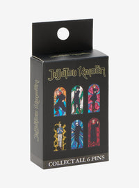Pin esmaltado Jujutsu Kaisen de vitral, caja sorpresa