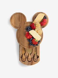 Tabla para quesos de Mickey Mouse con herramientas