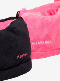 Pantuflas de peluche Kuromi y My Melody con orejas móviles